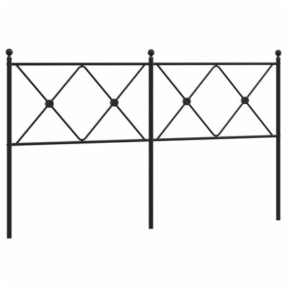 Metal Replace Headboard Black 160cm