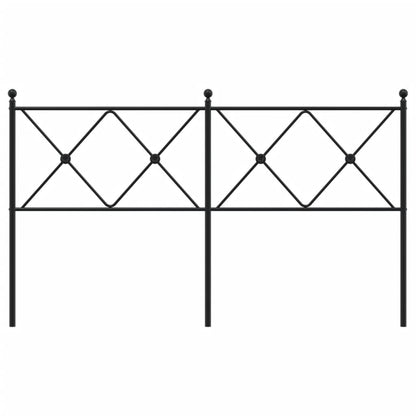 Metal Replace Headboard Black 160cm