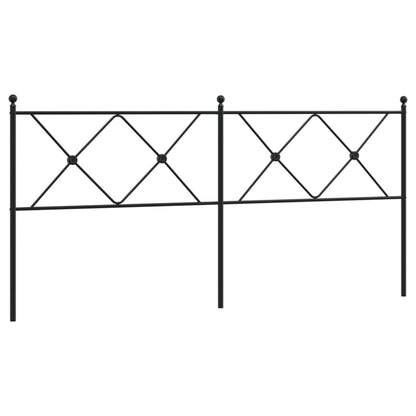 Metal Replace Headboard Black 180cm