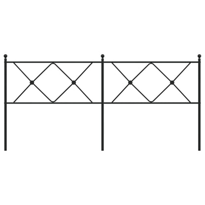 Metal Replace Headboard Black 180cm