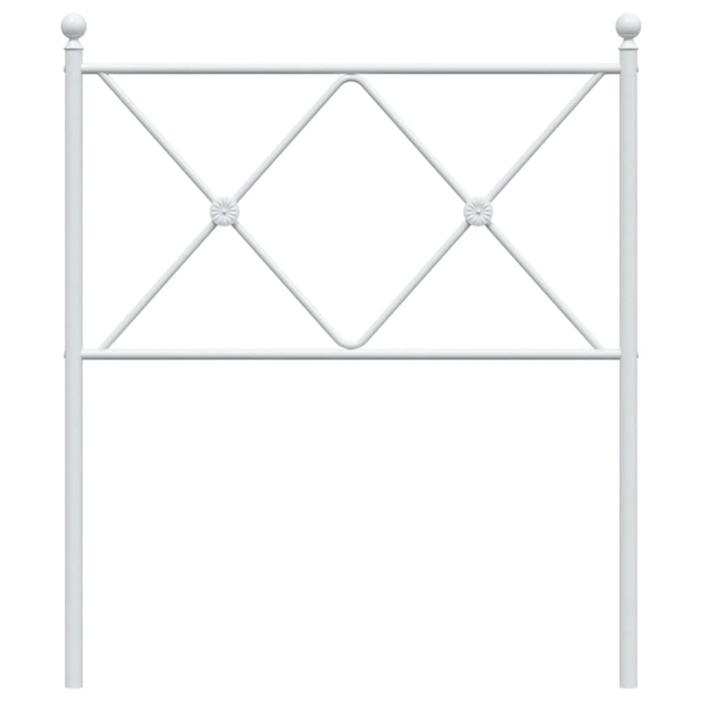 Metal Replace Headboard White 80cm