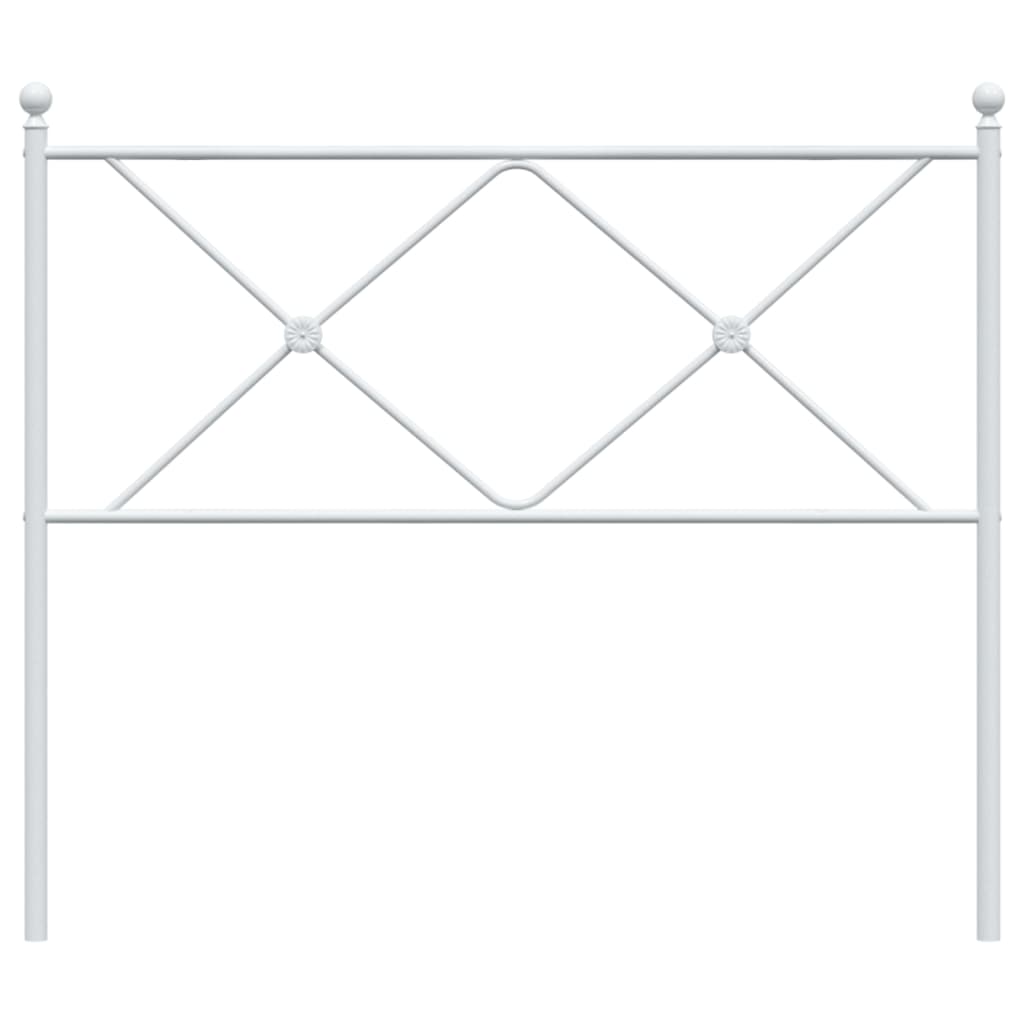 Metal Replace Headboard White 107cm