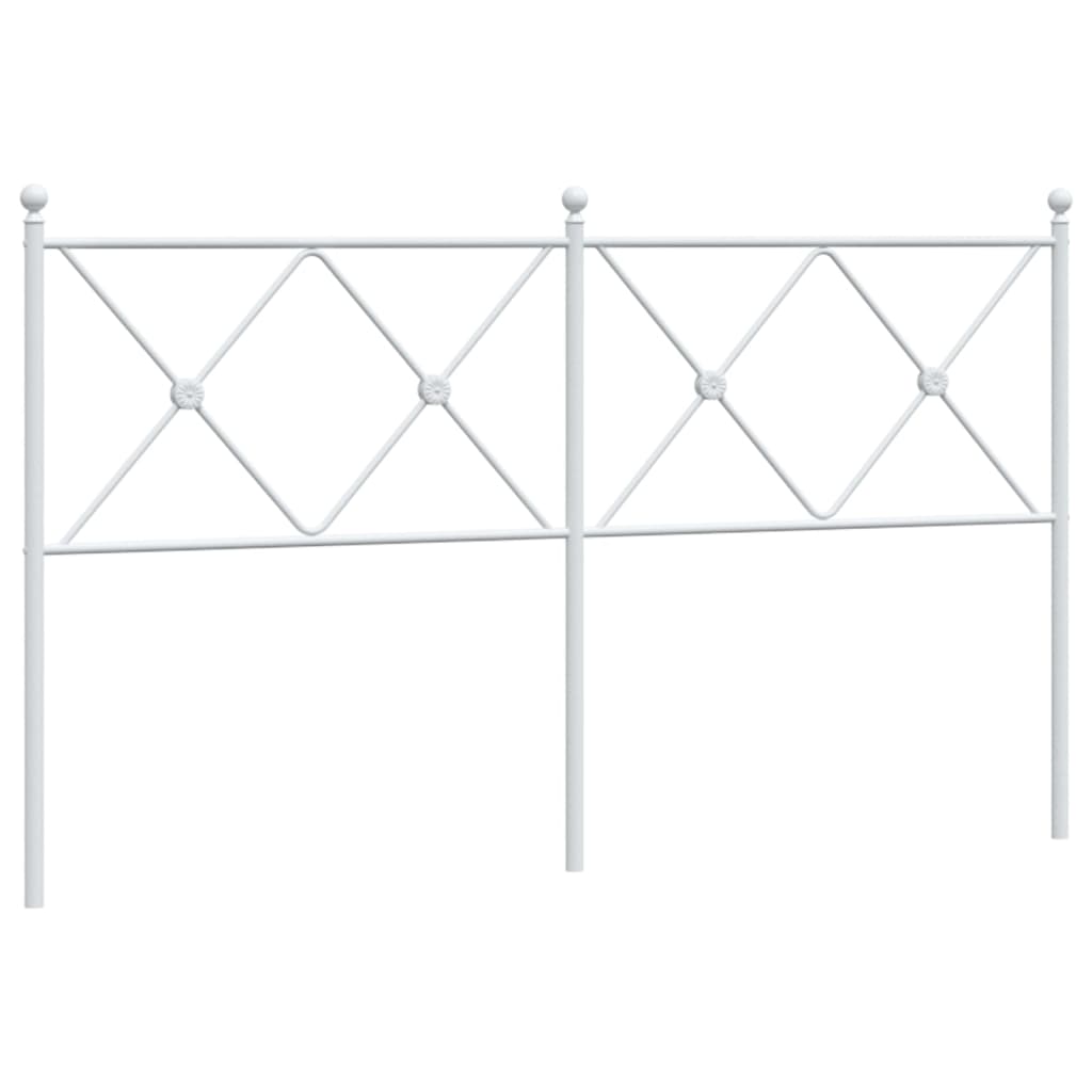 Metal Replace Headboard White 150cm