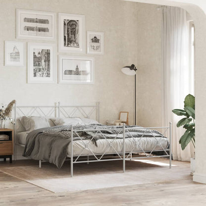 Metal Replace Headboard White 150cm