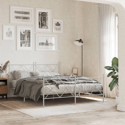 Metal Replace Headboard White 160cm