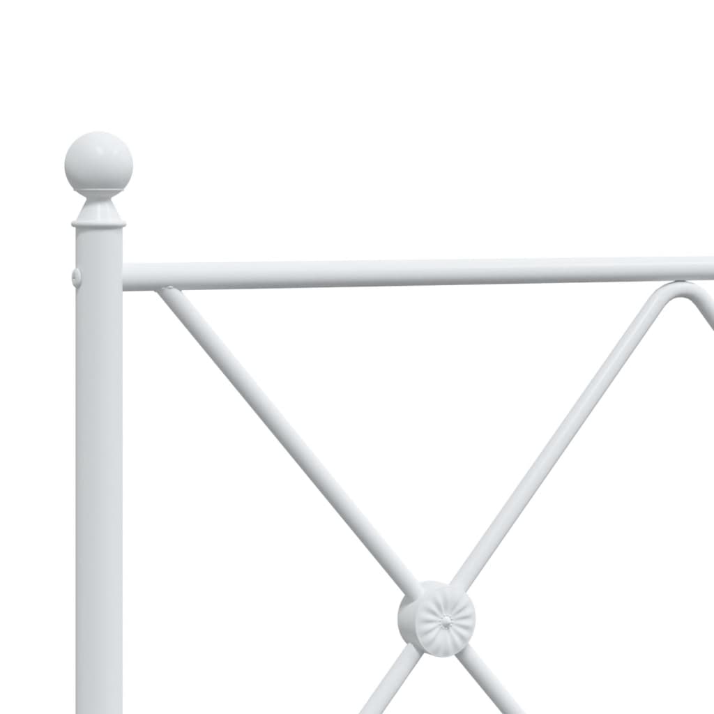 Metal Replace Headboard White 160cm