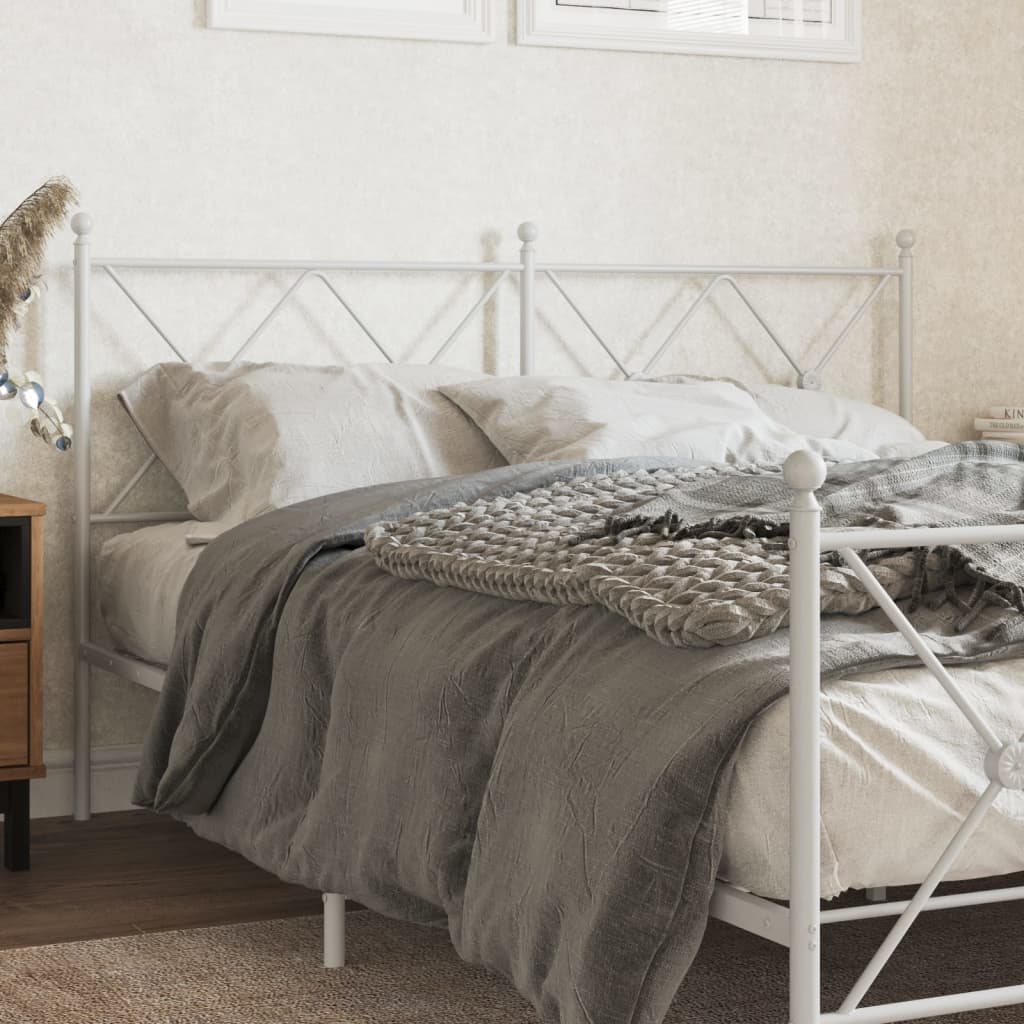 Metal Replace Headboard White 160cm