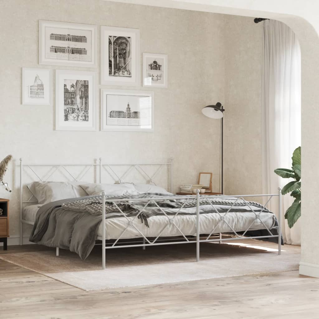 Metal Replace Headboard White 180cm