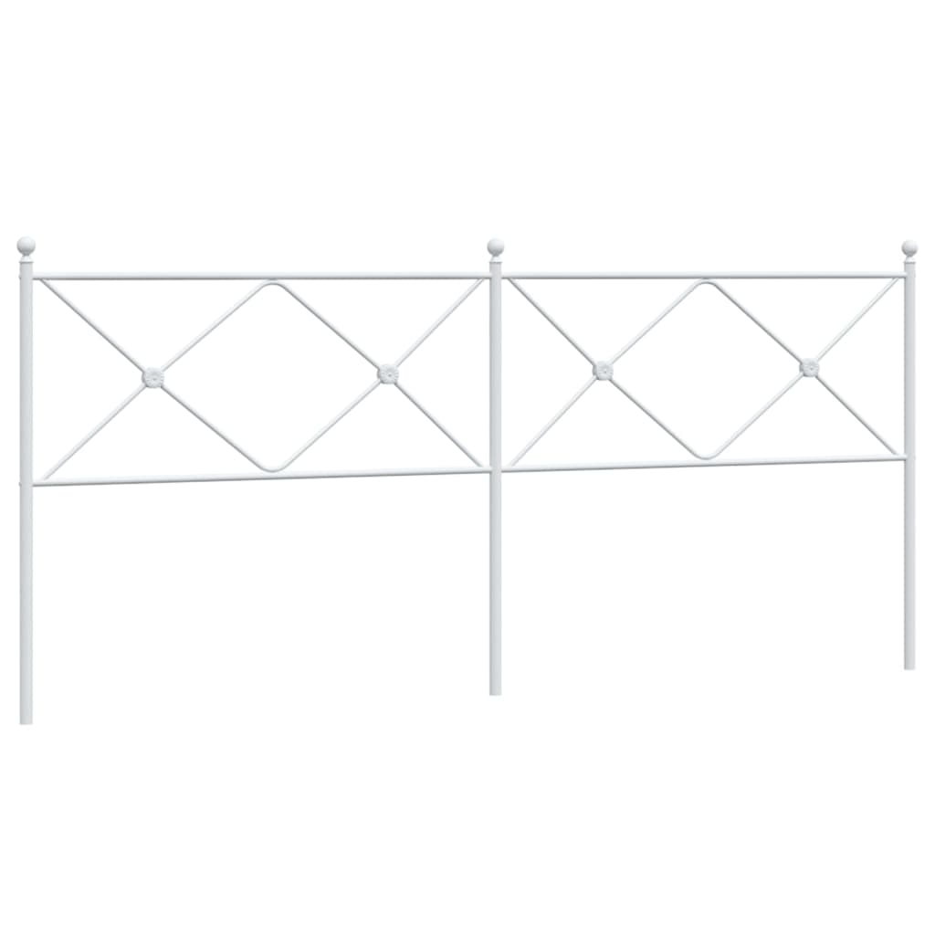 Metal Replace Headboard White 200cm