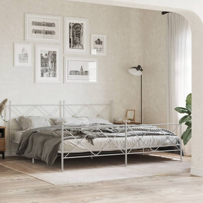 Metal Replace Headboard White 200cm