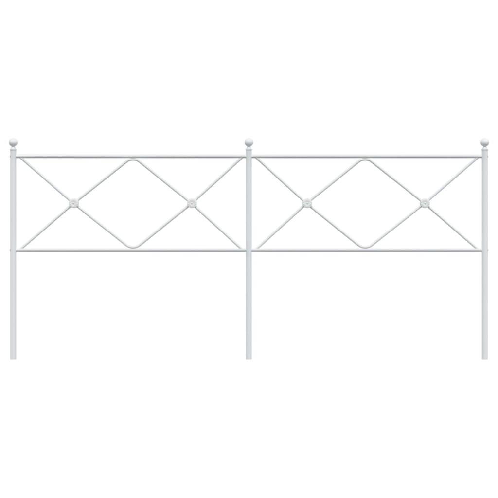 Metal Replace Headboard White 200cm