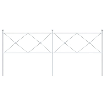 Metal Replace Headboard White 200cm
