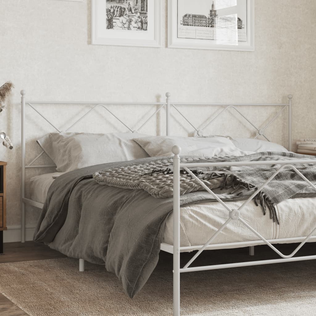 Metal Replace Headboard White 200cm