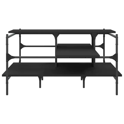Coffee Table Black 100x100x48,5 cm Engineered Wood