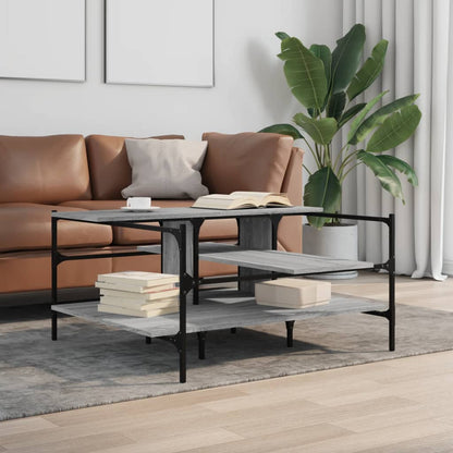 Coffee Table Grey Sonoma 100x100x48,5 cm Engineered Wood