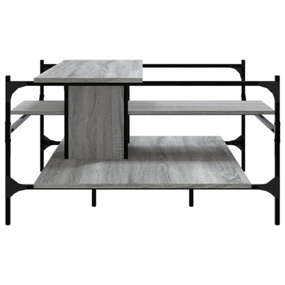 Coffee Table Grey Sonoma 100x100x48,5 cm Engineered Wood