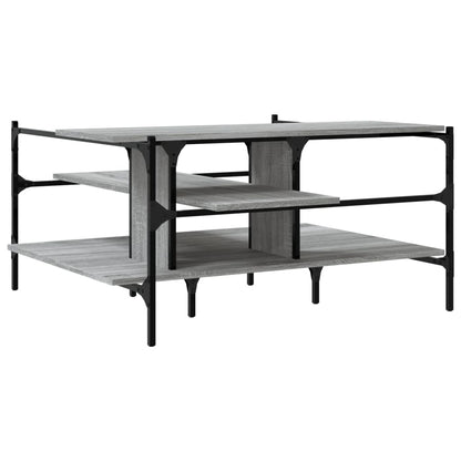 Coffee Table Grey Sonoma 100x100x48,5 cm Engineered Wood
