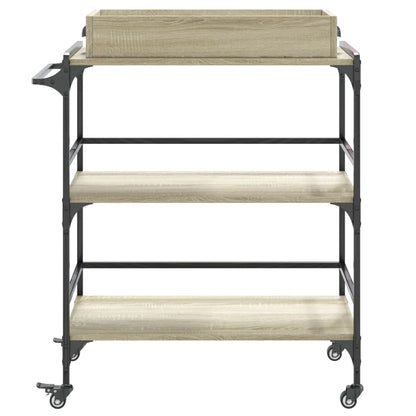 Kitchen Trolley Sonoma Oak 81,5x41x92,5 cm Engineered Wood
