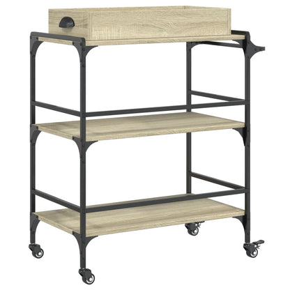 Kitchen Trolley Sonoma Oak 81,5x41x92,5 cm Engineered Wood