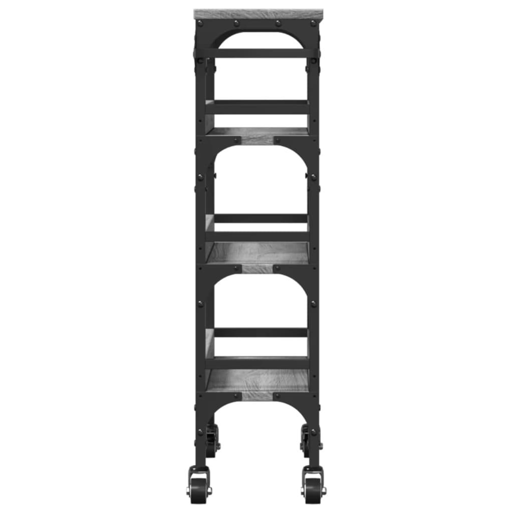 Kitchen Trolley Grey Sonoma 53x20x76 cm Engineered Wood