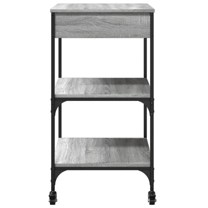 Kitchen Trolley Grey Sonoma 60x48x89,5 cm Engineered Wood