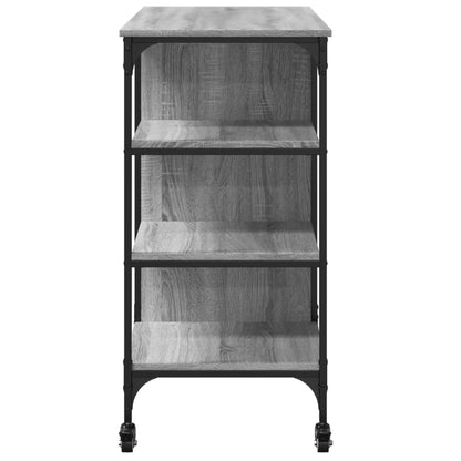 Kitchen Trolley Grey Sonoma 100x45x89,5 cm Engineered Wood