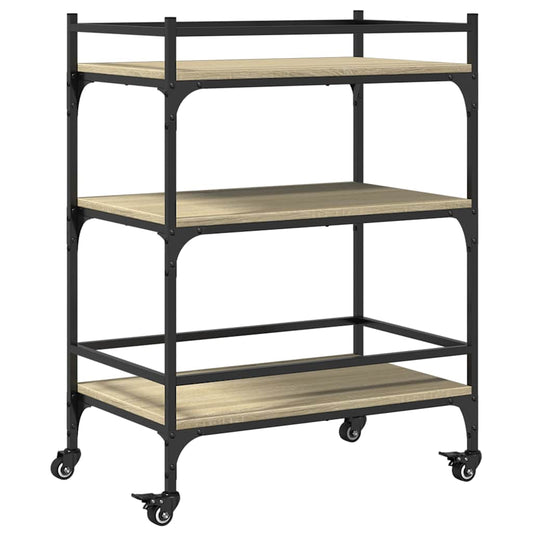 Kitchen Trolley Sonoma Oak 65x40x86,5 cm Engineered Wood