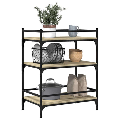 Kitchen Trolley Sonoma Oak 65x40x86,5 cm Engineered Wood