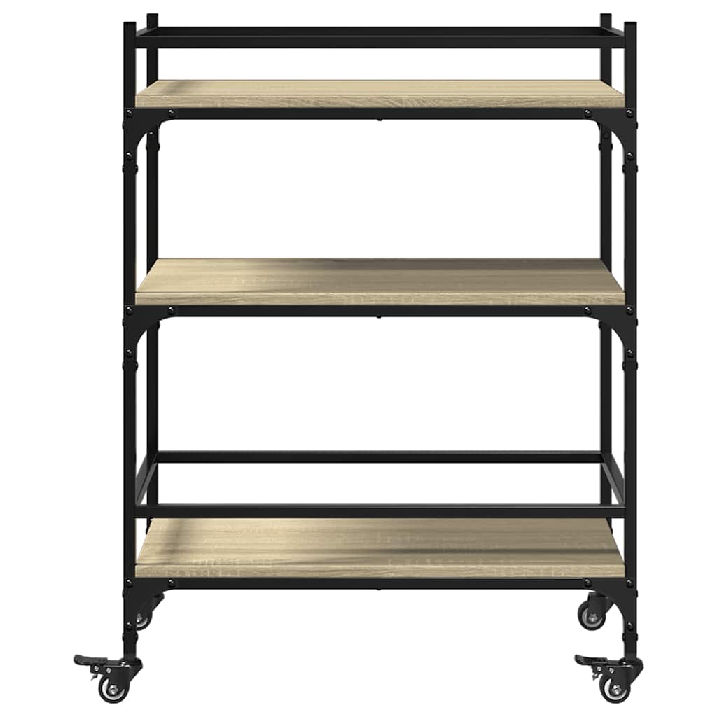 Kitchen Trolley Sonoma Oak 65x40x86,5 cm Engineered Wood
