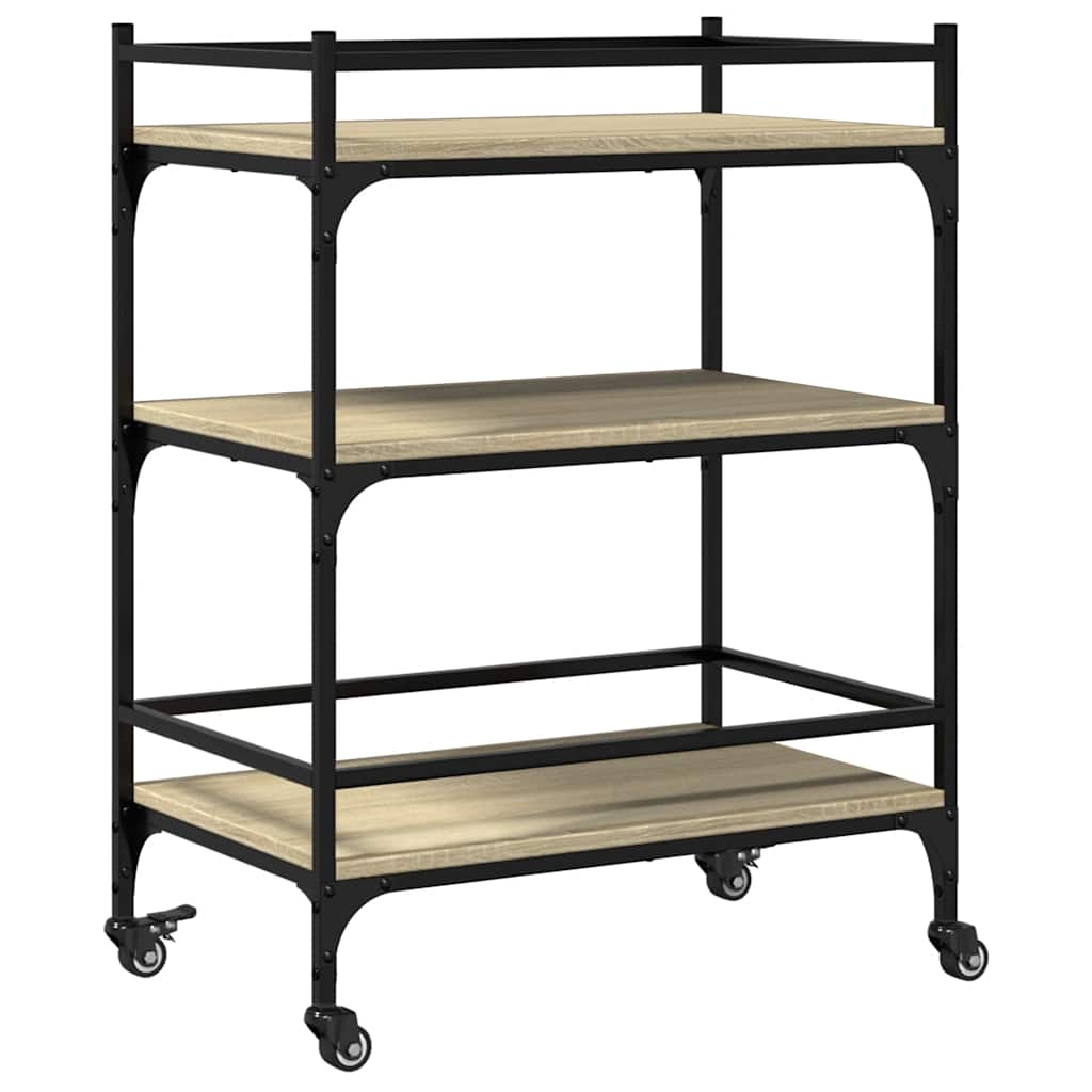 Kitchen Trolley Sonoma Oak 65x40x86,5 cm Engineered Wood