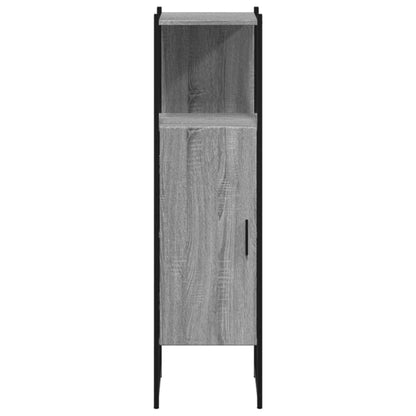 Bathroom Cabinet Grey Sonoma 33x33x120,5 cm Engineered Wood