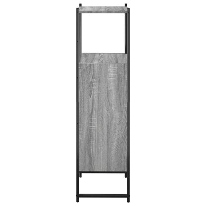 Bathroom Cabinet Grey Sonoma 33x33x120,5 cm Engineered Wood