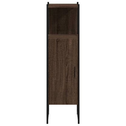 Bathroom Cabinet Brown Oak 33x33x120,5 cm Engineered Wood