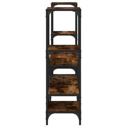 TV Cabinet Smoked Oak 206,5x28,5x95 cm Engineered Wood