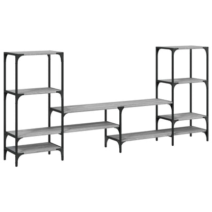 TV Cabinet Grey Sonoma 206,5x28,5x95 cm Engineered Wood