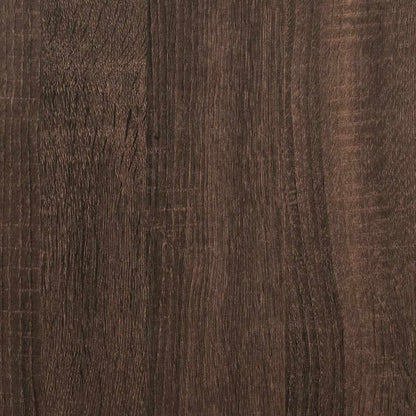 TV Cabinet Brown Oak 206,5x28,5x95 cm Engineered Wood