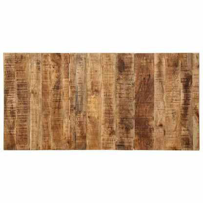Dining Table 140x70x75 cm Solid Wood Rough Mango