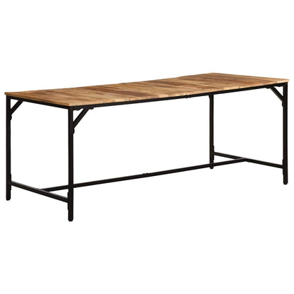 Dining Table 180x90x75 cm Solid Wood Rough Mango
