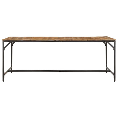 Dining Table 200x100x75 cm Solid Wood Rough Mango