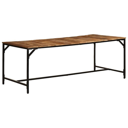 Dining Table 200x100x75 cm Solid Wood Rough Mango