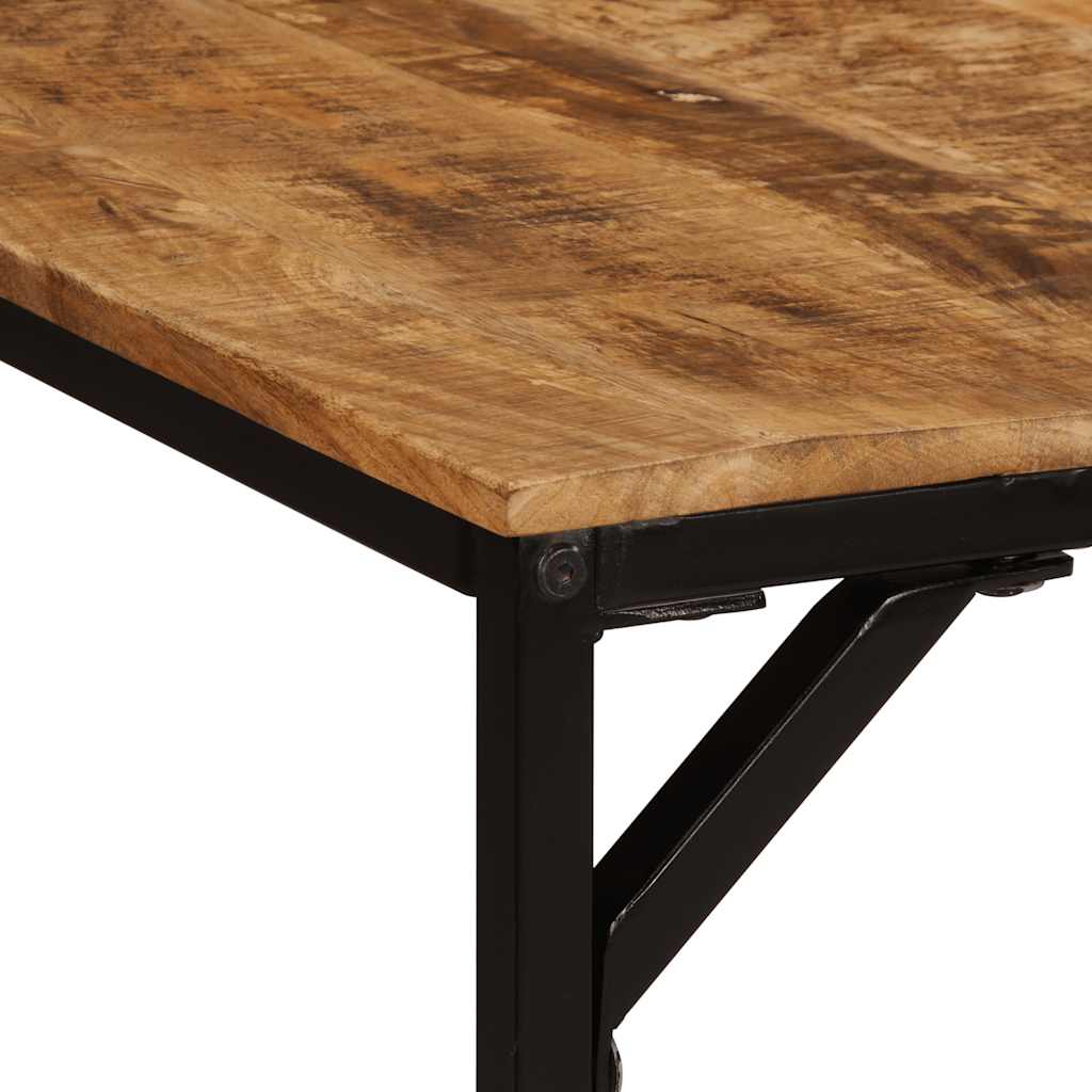 Dining Table 200x100x75 cm Solid Wood Rough Mango