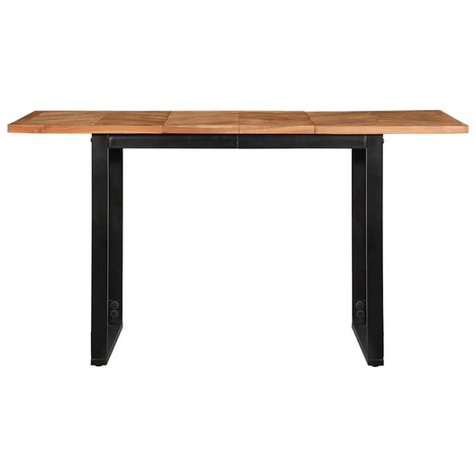 Dining Table 140x70x75 cm Solid Wood Acacia