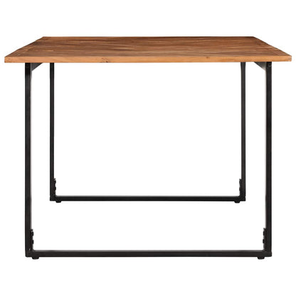 Dining Table 200x100x75 cm Solid Wood Acacia