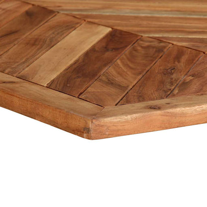 Dining Table 200x100x75 cm Solid Wood Acacia