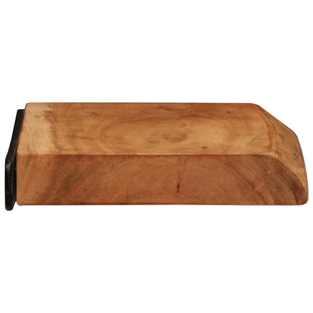 Wall Shelves 2 pcs 30x20x3.5 cm Solid Wood Acacia