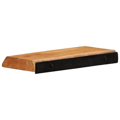 Wall Shelves 2 pcs 30x20x3.5 cm Solid Wood Acacia