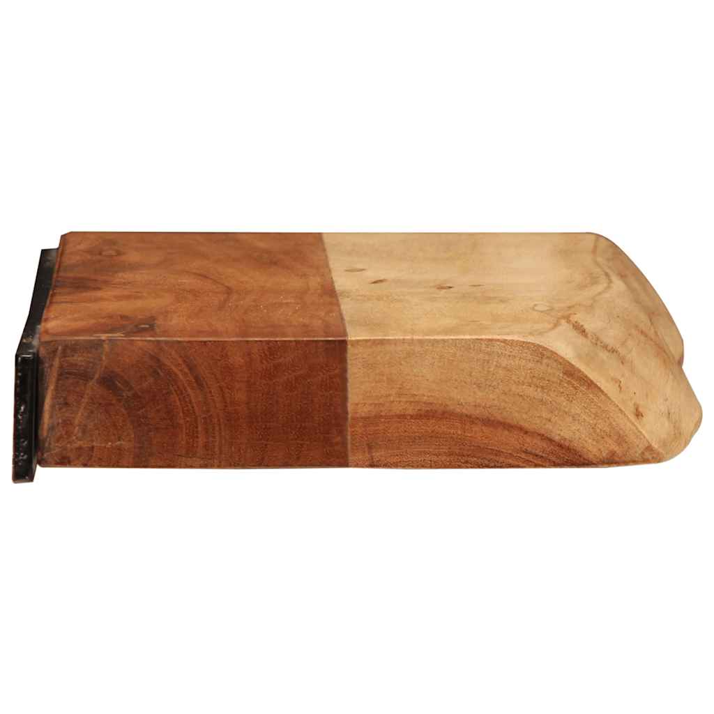 Wall Shelves 2 pcs 40x20x3.5 cm Solid Wood Acacia