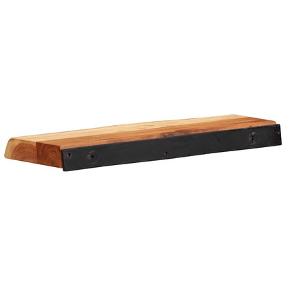Wall Shelves 2 pcs 40x20x3.5 cm Solid Wood Acacia