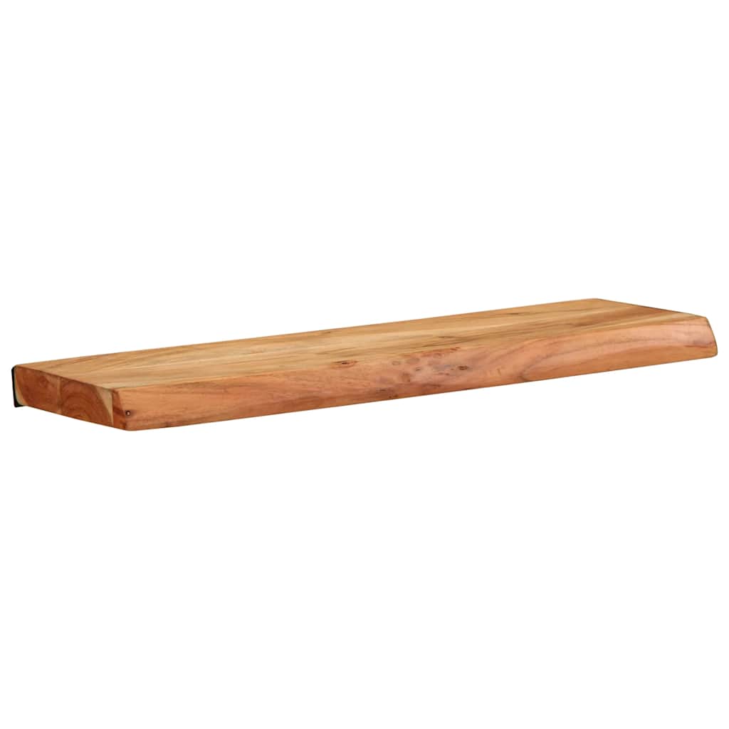 Wall Shelves 2 pcs 60x20x3.5 cm Solid Wood Acacia
