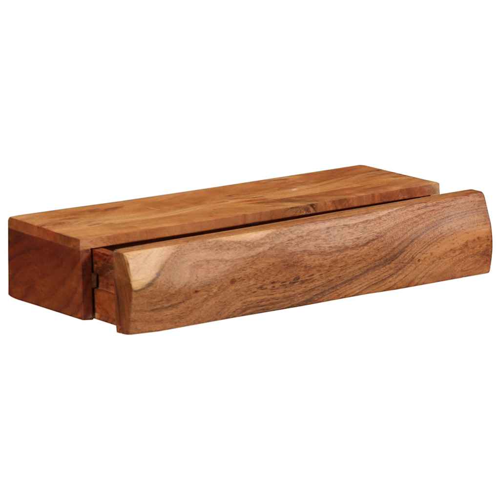 Wall Shelves 2 pcs 40x17x8 cm Solid Wood Acacia